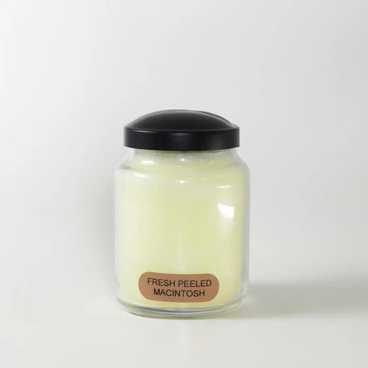 A Cheerful Giver - Fresh Peeled Macintosh Scented Candle - 6 oz Baby Jar - JNB57