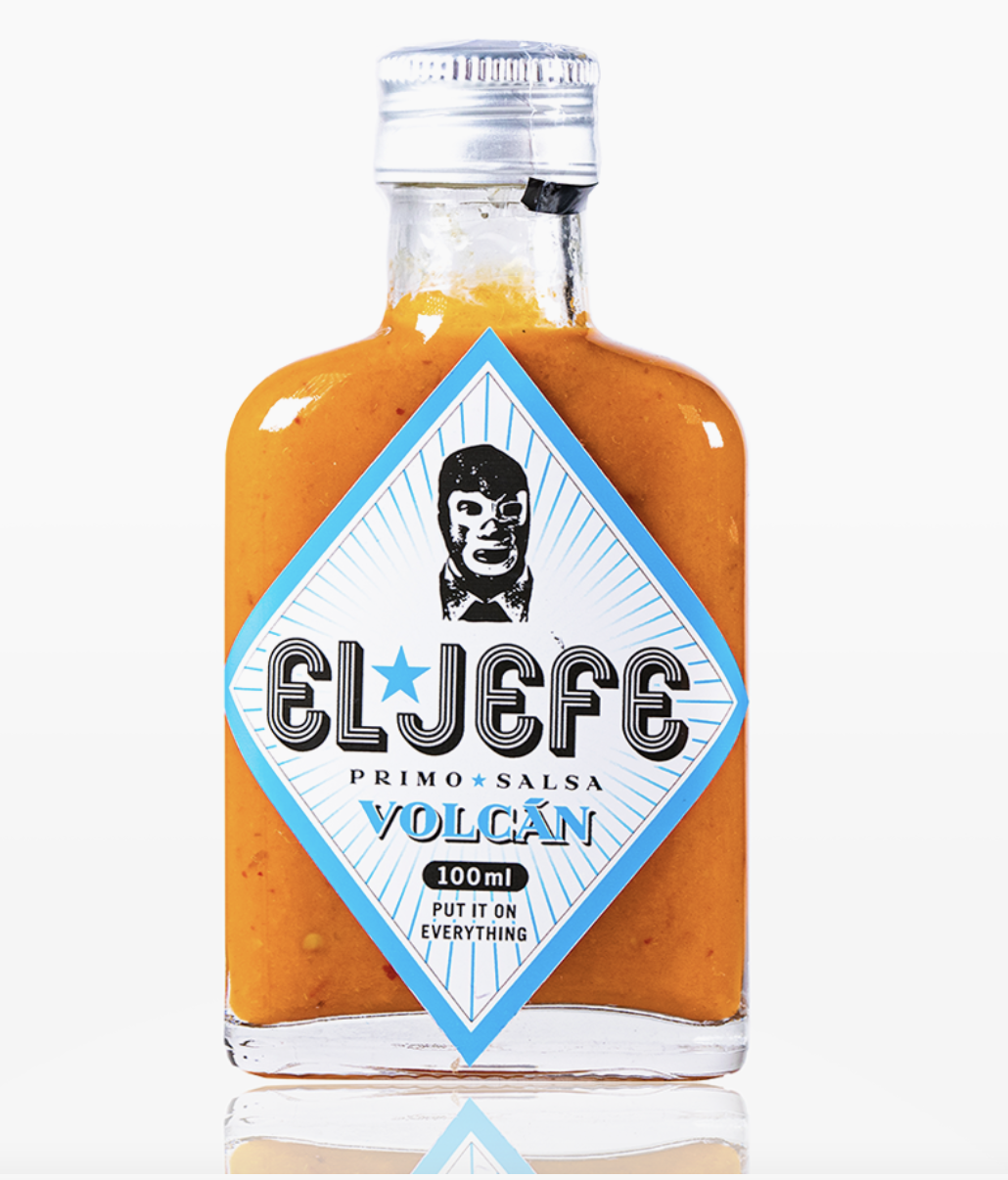 El Jefe's Hot Sauce - Hot Sauce Volcán (Pretty Hot) - 100ml DISCO