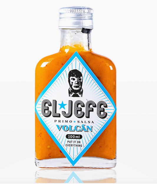 El Jefe's Hot Sauce - Hot Sauce Volcán (Pretty Hot) - 100ml DISCO