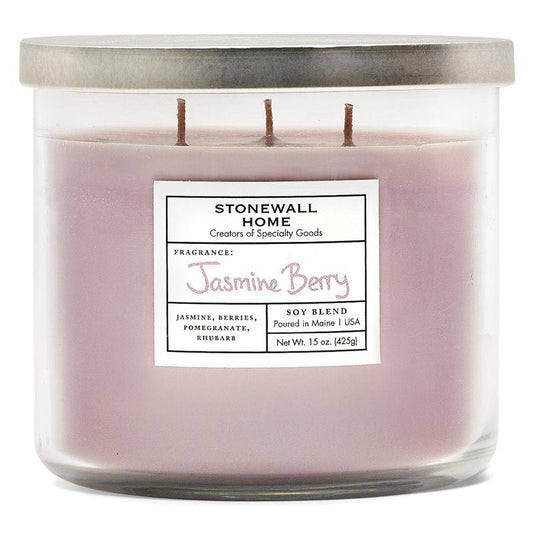 Stonewall Kitchen - Stonewall Candles - Jasmine Berry Bliss - Bowl 14 oz 651528