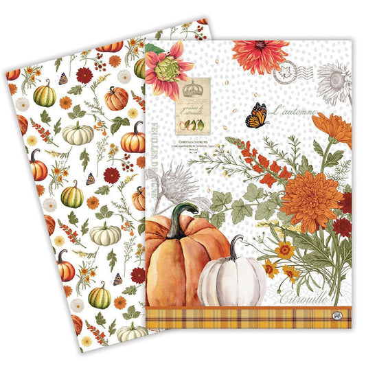 Stonewall Kitchen - Michel Design Works - Pumpkin Delight Kitchen Towel Set of 2 - 830427