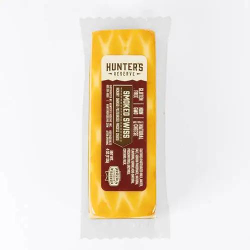 Hunter's Reserve - Smoked Swiss Shelf Stable Cheese Bar 4oz - CH5120007