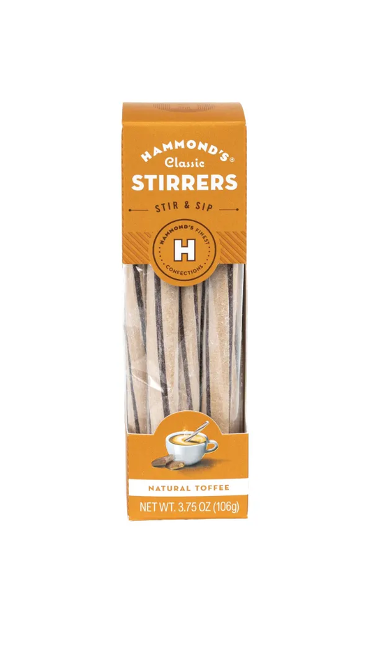 Hammond's Candies - Sugar Cocoa Stirrers - Toffee Cocoa Stirrer