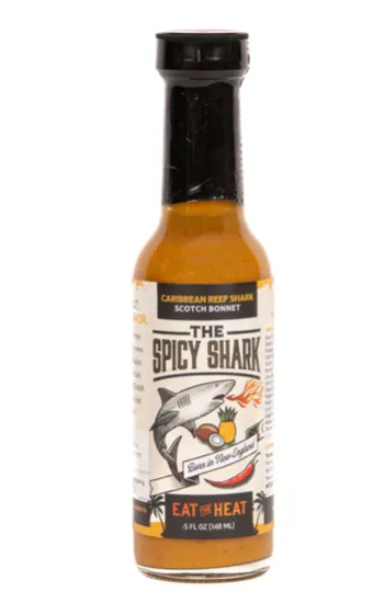 The Spicy Shark Hot Sauce - Caribbean Reef Shark (Scotch Bonnet) 5 oz