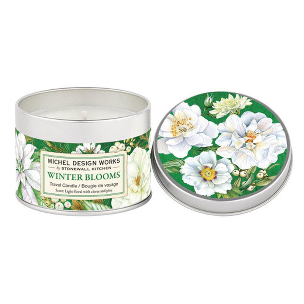 Michel Design Works - Winter Blooms Travel Candle 849395