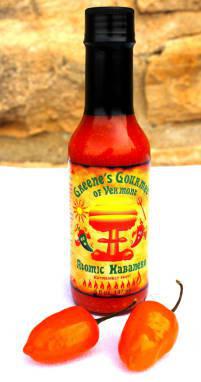 Greene's Gourmet Hot Sauce Atomic Habanero 5 oz DISCO