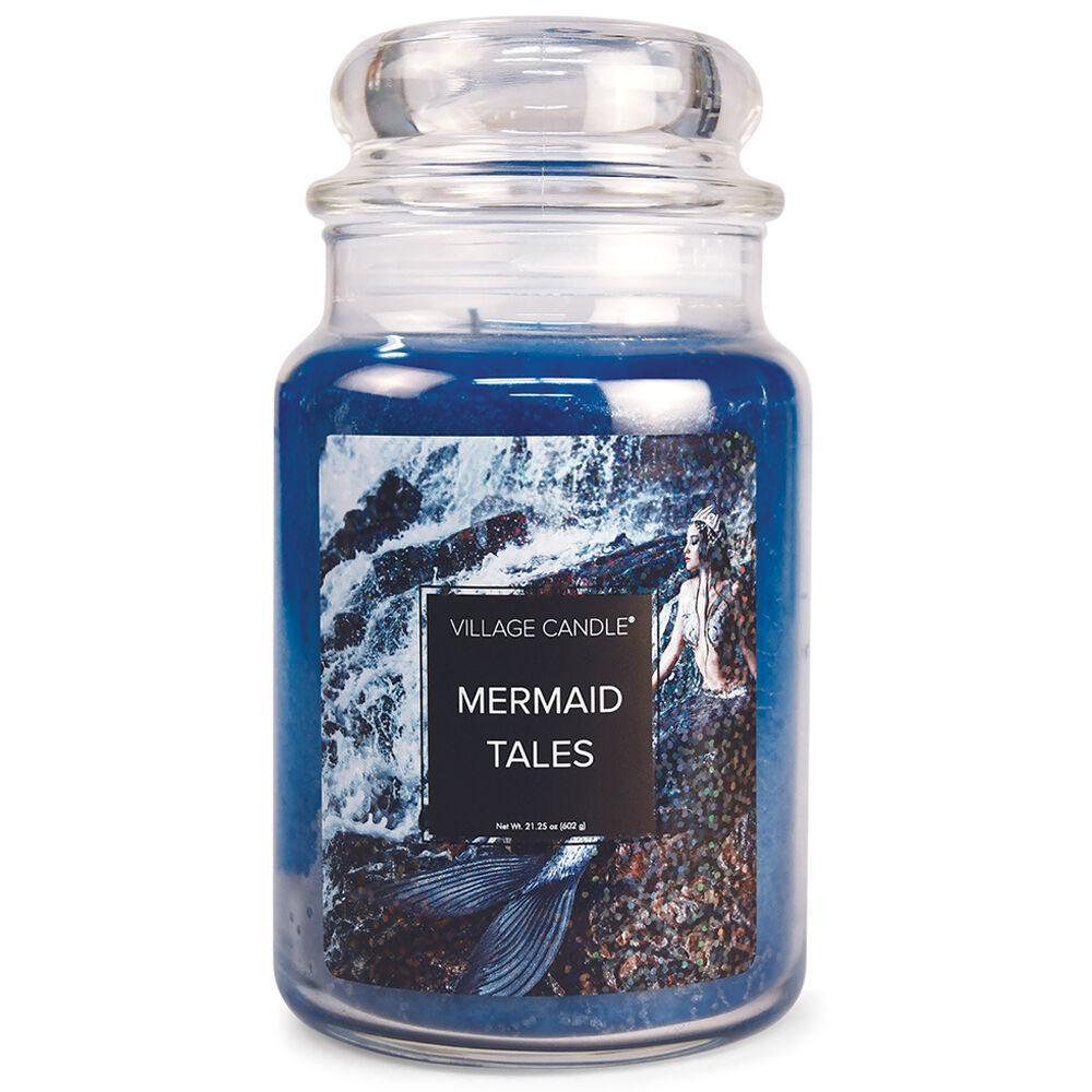 Stonewall Kitchen - Village Candle Mermaid Tales - Large Apothecary 21.25 oz Jar 4260184