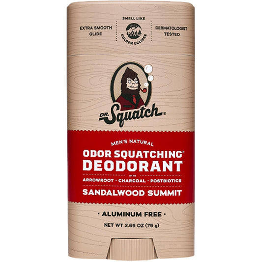 Dr. Squatch - Sandalwood Summit Deodorant 2.65 oz - WH-DEO-SAS-01