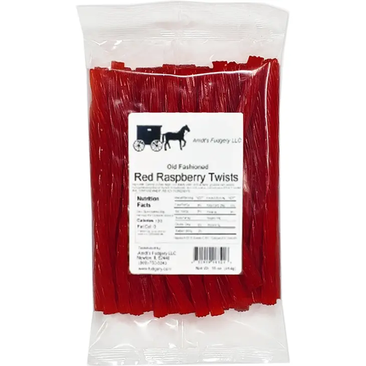 Arndt's Fudgery -  Licorice Twists Red Raspberry 16 oz.