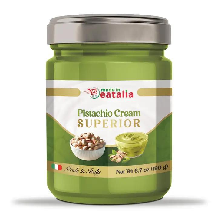 Made in Eatalia - Pistachio Cream Superior – 45% Pistachios 6.7 oz
