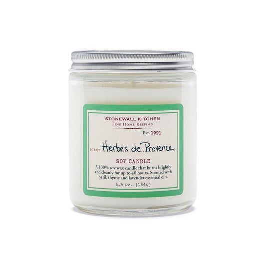 Stonewall Kitchen Herbes de Provence Soy Candle 6.5 oz jar 5625152