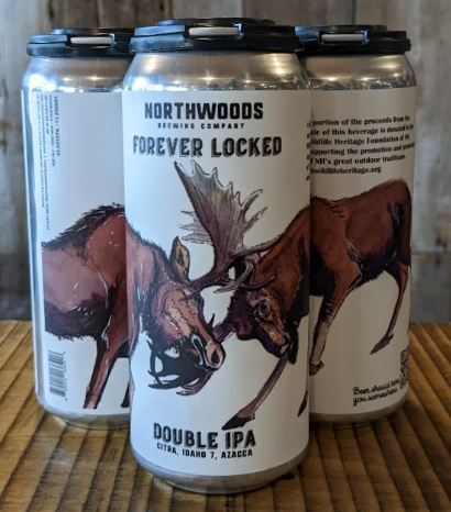 Northwoods Brewing Company - Forever Locked Double IPA - 16 oz 4 Pack Cans - 607217