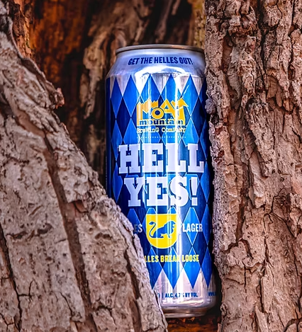 Moat Mountain Brewing Company - HELL YES! - 4 Pack 16 oz Cans - 598080