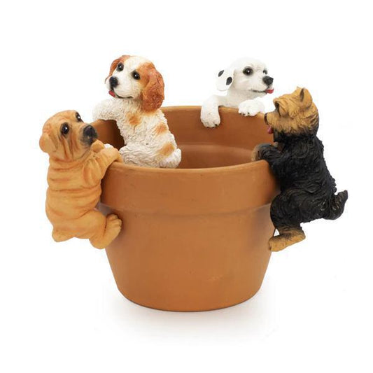 Land & Sea - Medium Puppies Pot Hanger 3 " PH168