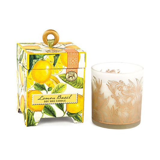 Michel Design Works - Lemon Basil 6.5 oz. Soy Wax Candle CAN8R