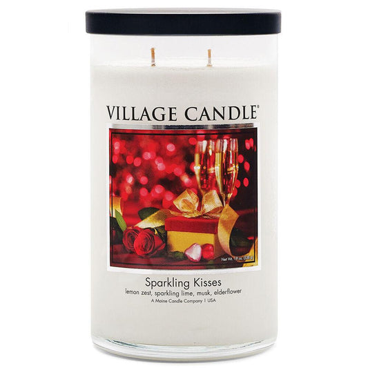 Stonewall Kitchen  - Village Candle - Sparkling Kisses Candle Large 19oz 4240049