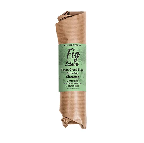 Hellenic Farms - Fig Salami W/ Pistachio & Cinnamon Vegan 6.3oz 39268