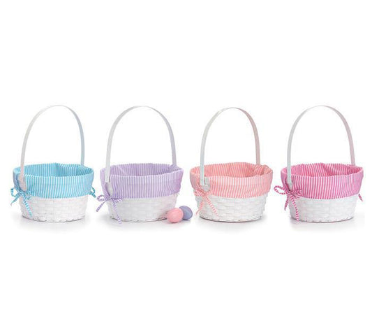 Bamboo Easter Baskets With Stripes 9743755