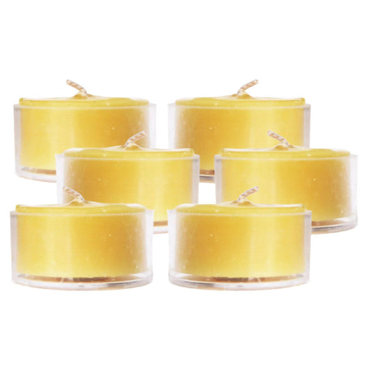 Mole Hollow - Pure Beeswax Tealights  - Natural 02330