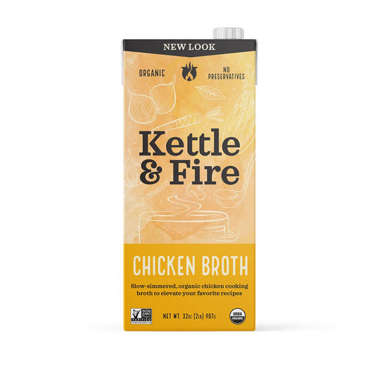 Kettle & Fire - Organic Chicken Cooking Broth 32oz