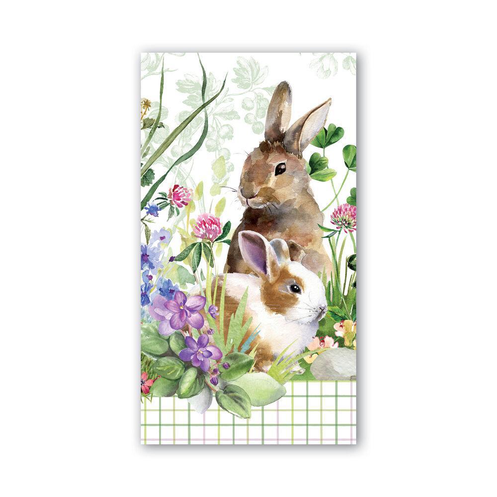 Michel Design Works - Bunny Meadow Hostess Napkin -  Style A 807382