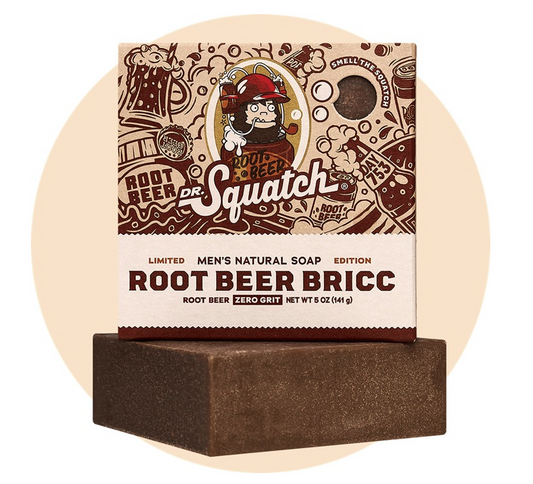 Dr. Squatch - Root Beer Bricc Bar Soap 5 oz - WH-BAR-RBB-01