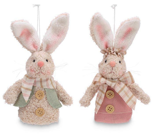 Burton & Burton - Little Bunnies w/ Brown Buttons - 9749781