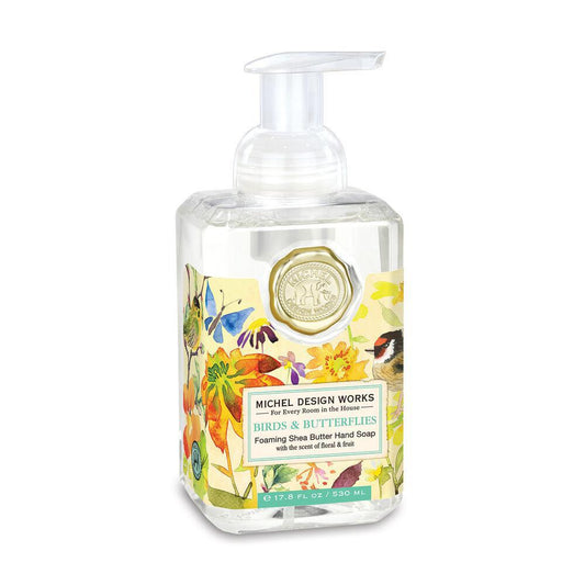 Michel Design Works - Birds & Butterflies Foaming Soap FOA371