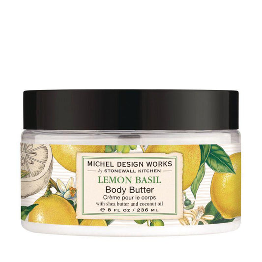 Michel Design Works -  Lemon Basil Body Butter 8oz 844008