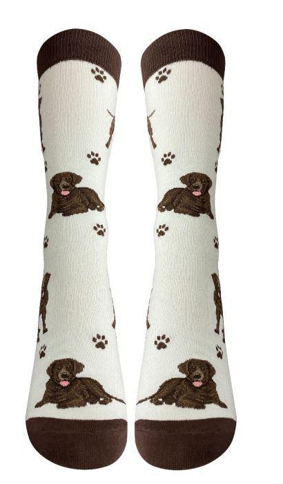 E&S Pets - Labrador Chocolate Full Body Socks 800 FB-22