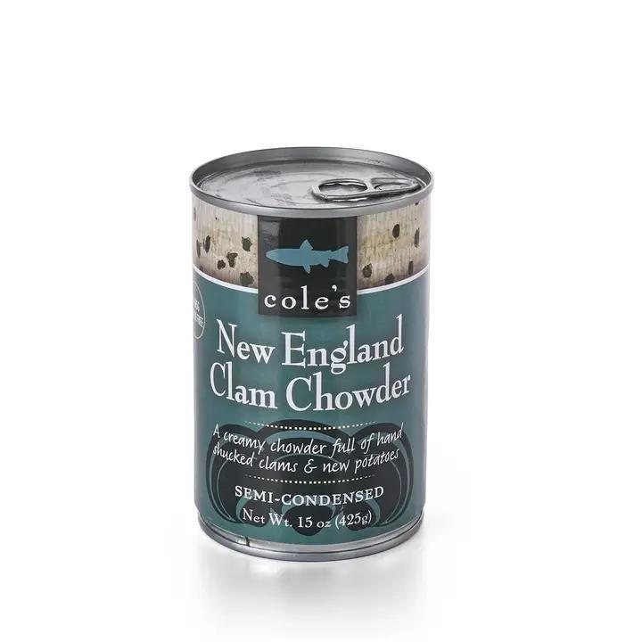 Cole's Seafood - New England Clam Chowder 15 oz - RS5