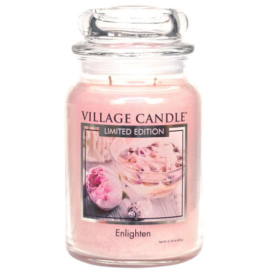 Stonewall Kitchen - Village Candle Enlighten - Large Apothecary 21.25 oz Jar 4260422