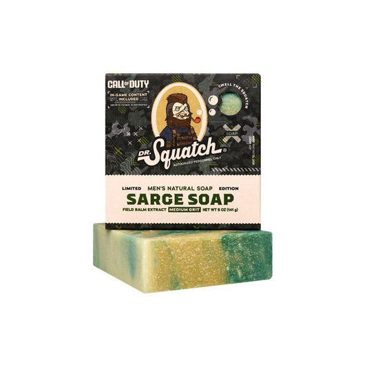 Dr. Squatch - Call of Duty - Sarge Soap Bar Soap 5 oz - WH-BAR-SAR-01