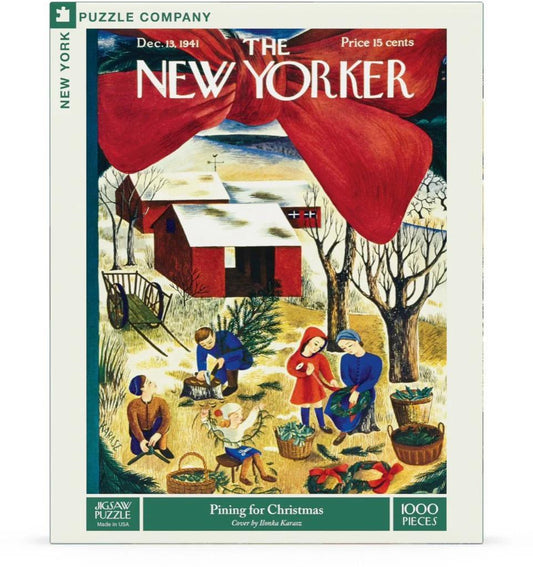 New York Puzzle Company - Pining for Christmas - NPZNY2454 (Christmas)