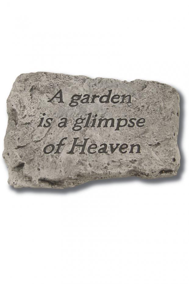 Massarelli's - 10" Stone A Garden Is A Glimpse Of Heaven 1882