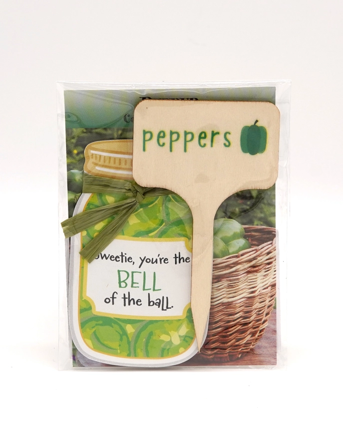 Imagine Design - Veggie Bundles Magnet and Seed Gift Pack - Pepper 11102