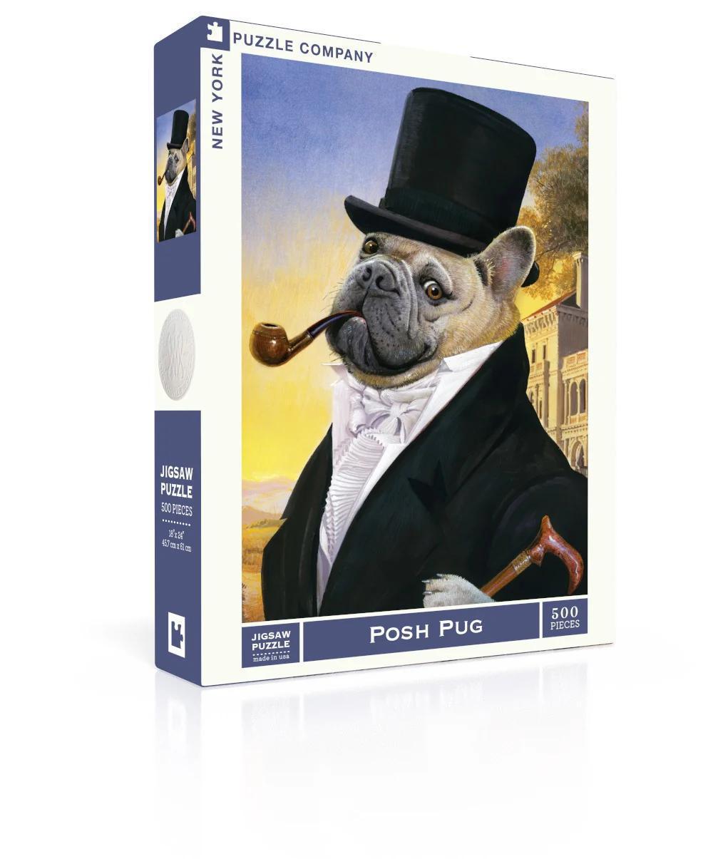 New York Puzzle Company - Posh Pug - NPZBM2511