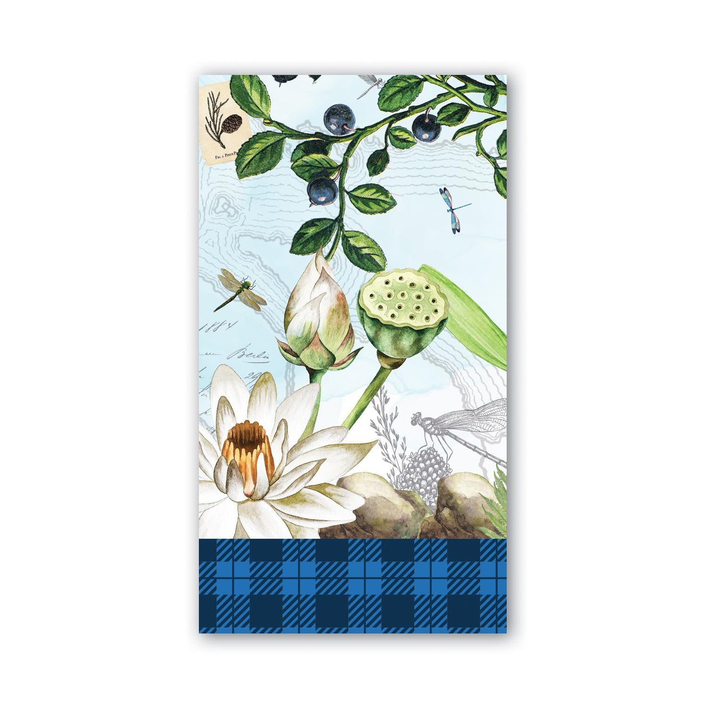 Michel Design Works - By the Lake Hostess Napkin 807429