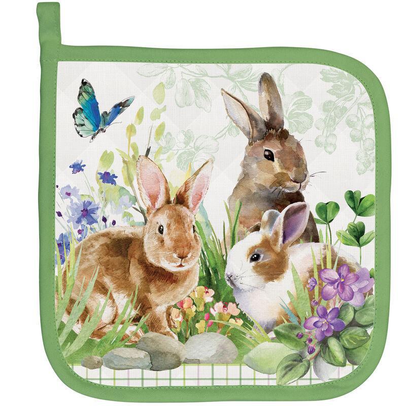 Michel Design Works - Bunny Meadow Potholder 843382