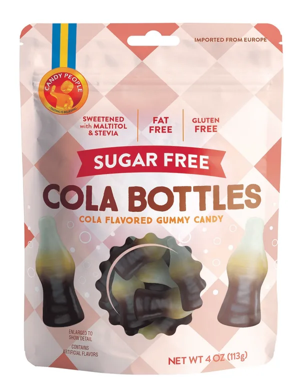 Candy People Packaged Candy - Sugar Free Cola Bottles  4 oz DISCOSVF