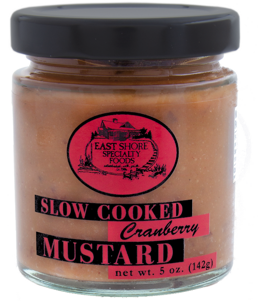 East Shore Specialty Foods - Cranberry Mustard - 5oz Jar  MCR5