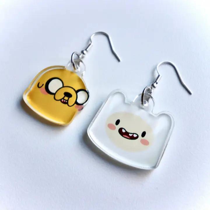 Wallflour Studios - Finn & Jake Acrylic Earrings