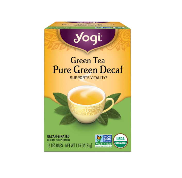 Yogi - Organic Pure Green Decaffeinated Tea 16 Tea Bags - 214332