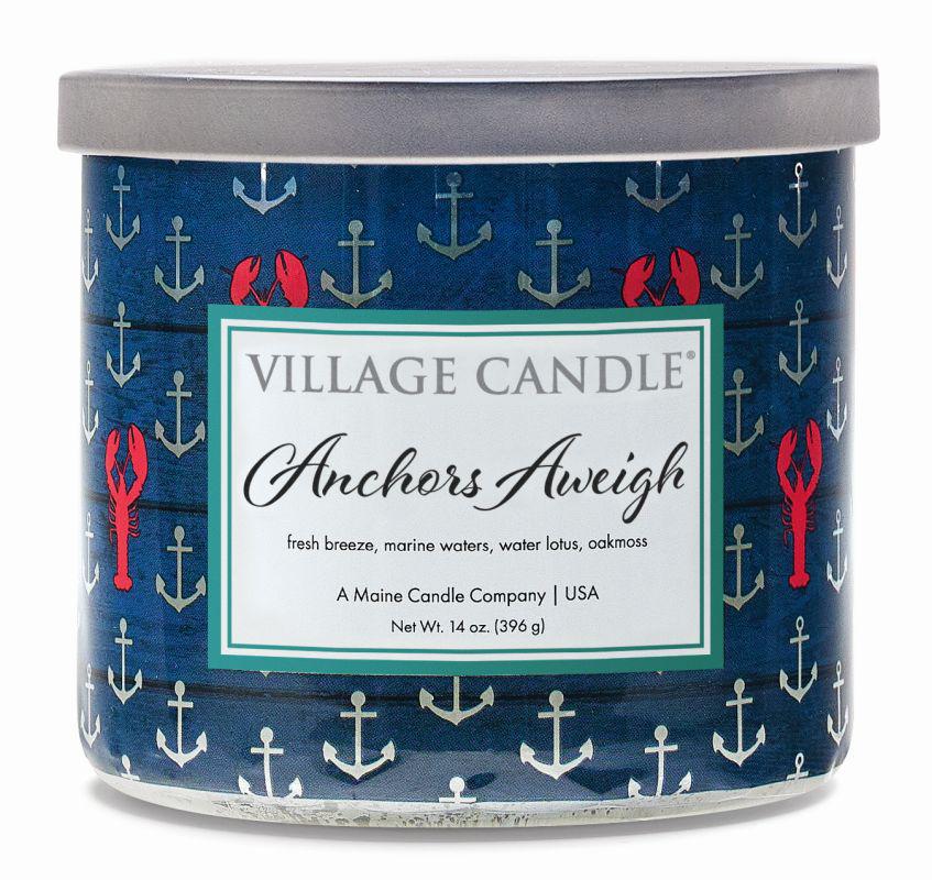 Stonewall Kitchen - Village Candle - Anchors Aweigh - Luminary Bowl - 14 oz Bowl 4170111