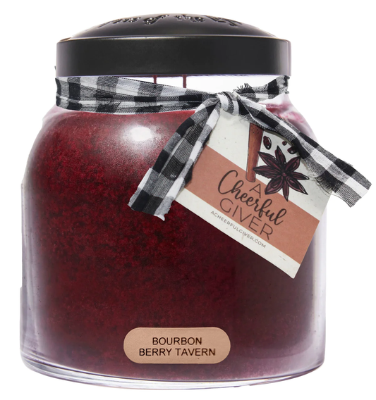 A Cheerful Giver - Bourbon Berry Tavern - 34 oz Papa Candle - JP192