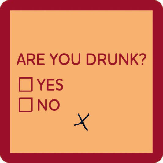 Drinks On Me: Coaster: Are You Drunk 1004