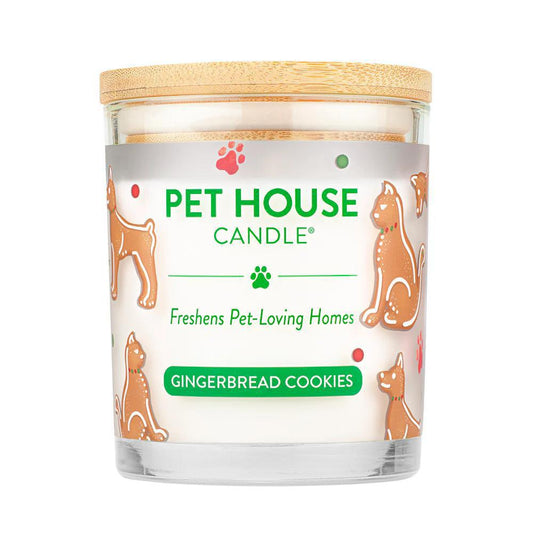 One Fur All - Gingerbread Cookies Pet House Candle 9 oz