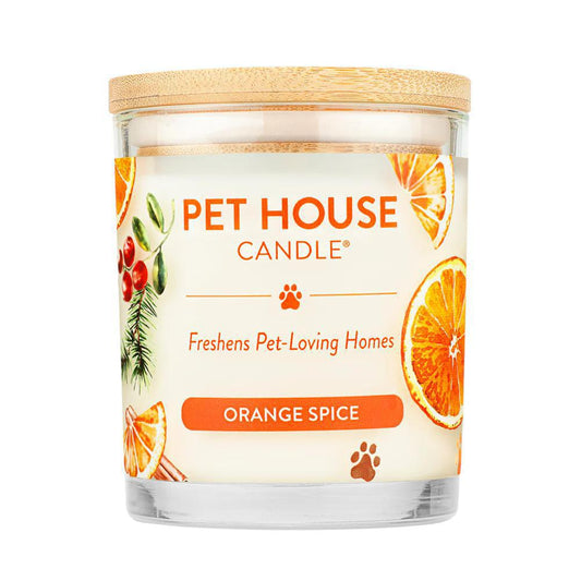 One Fur All - Orange Spice Pet House Candle 9 oz