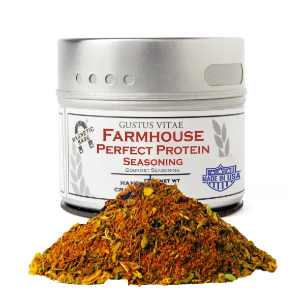 Gustus Vitae Farmhouse Perfect Protein Seasoning - Tin