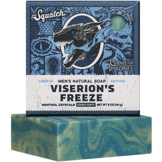 Dr. Squatch - Game of Thrones - Viserion's Freeze Bar Soap BAR-VFZ-01